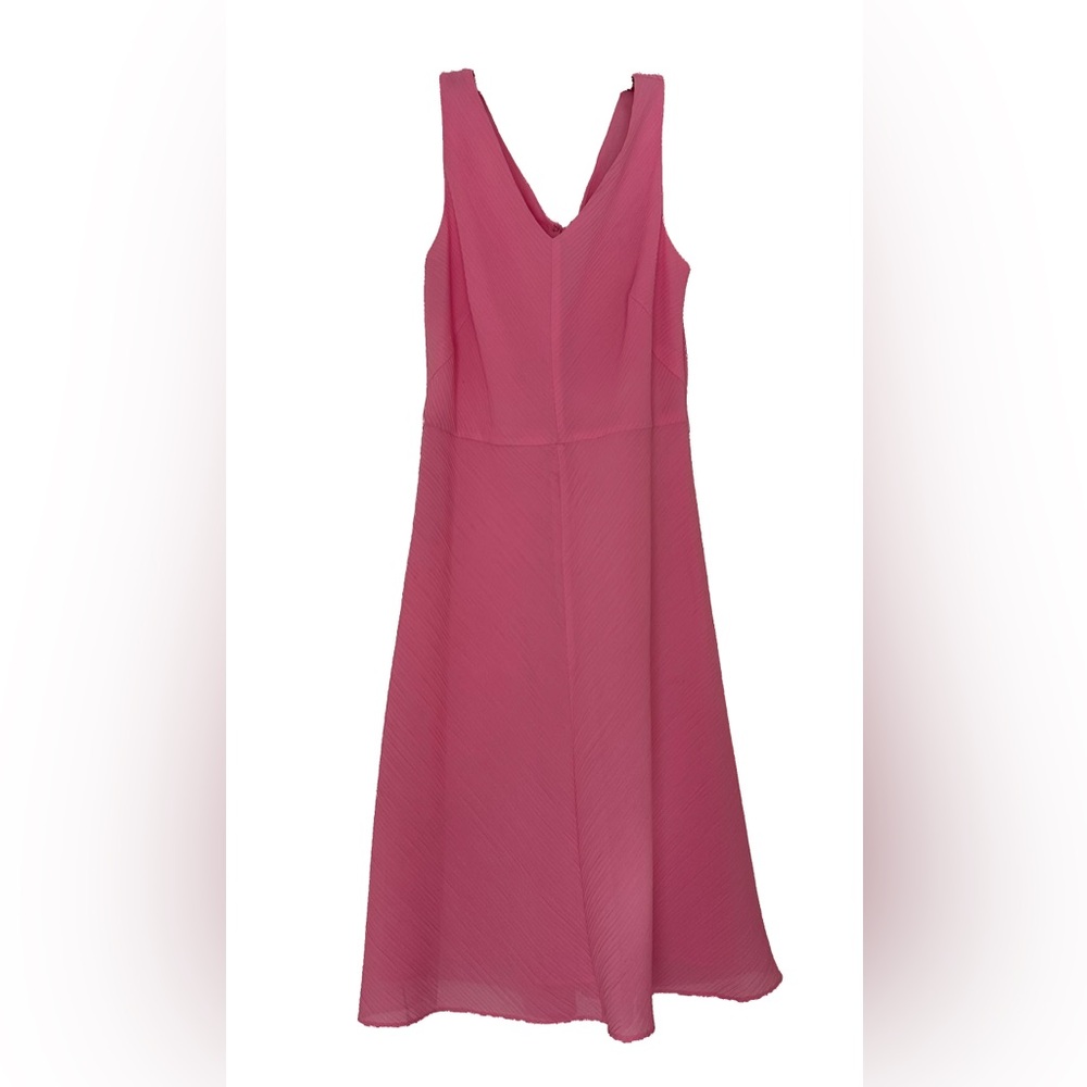 Petite Sophisticate Vibrant Pink Dress